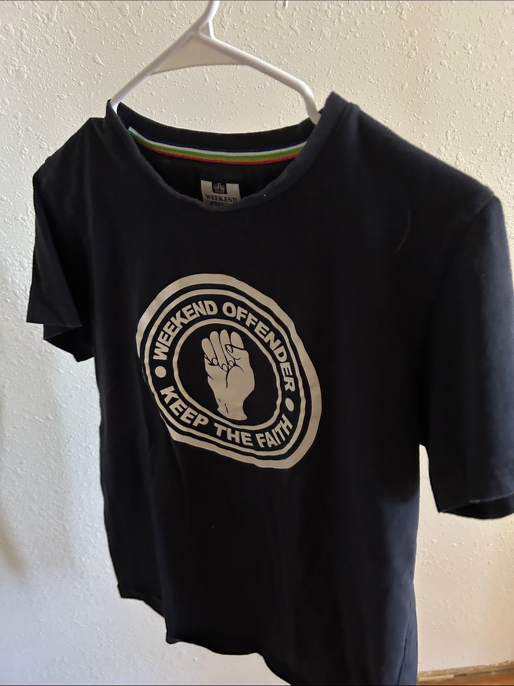Men's Black 'Keep The Faith' Graphic Tee